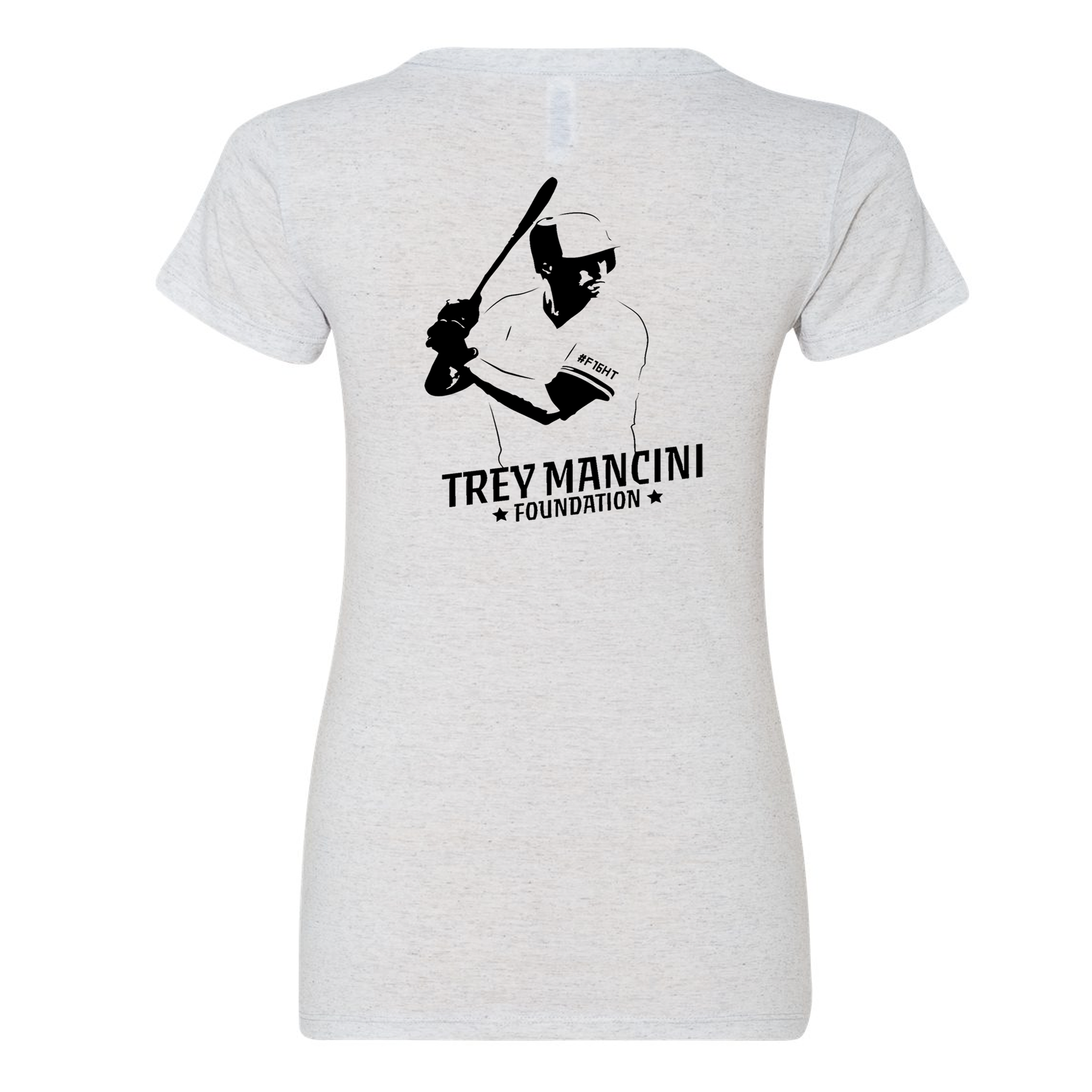 Women's Triblend I'm With Trey White Fleck T-Shirt - PressedUp